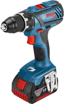 Дрель-шуруповерт Bosch GSR 18V-28, 2 x 4,0 Ah + L-Boxx (06159975ZR), синий/черный
