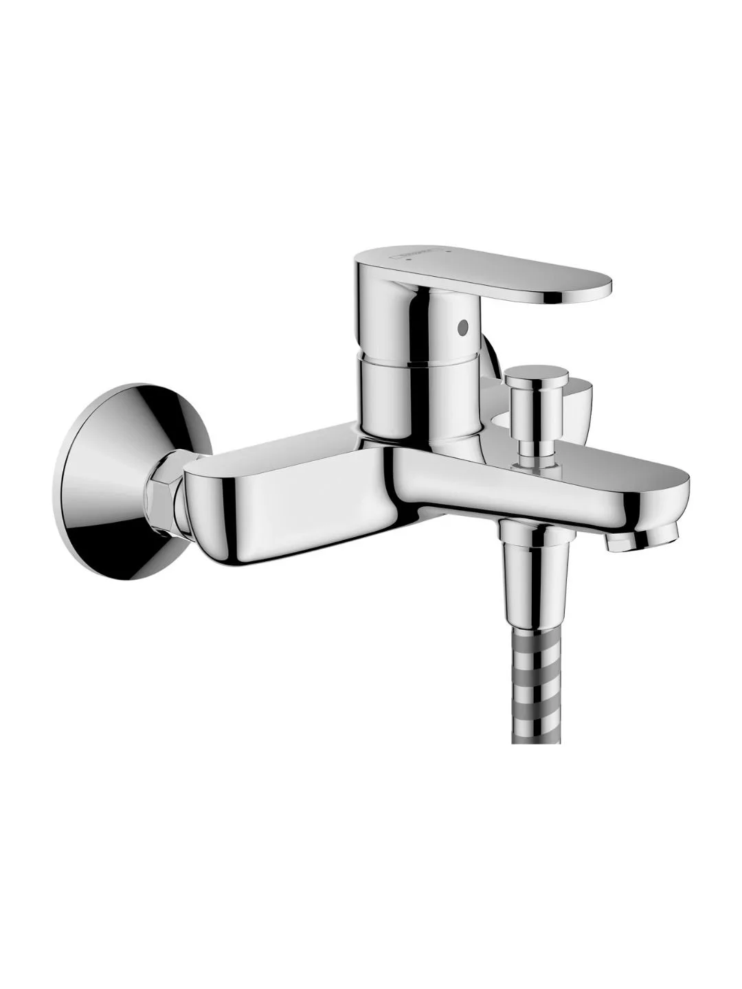Смеситель для ванны и душа Hansgrohe Vernis Blend настенный, переключатель на душ, вылет 171 мм, хром