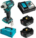 Аккумуляторный ударный винтовёрт Makita DTD172RTJ (18V, 2x5.0Ah, Li-Ion, MakPac)