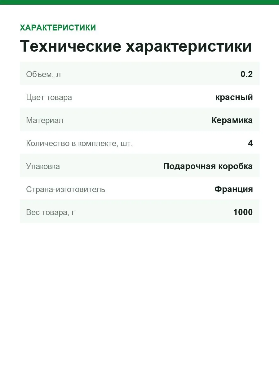 Набор мини-кокотниц Le Creuset 4 шт, керамика, 200 мл, 10 см, вишнёвый красный — фото 3 из 11