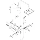 Душевая система c термостатом hansgrohe Vernis Shape Showerpipe 230 1jet 26286670, матовый черный