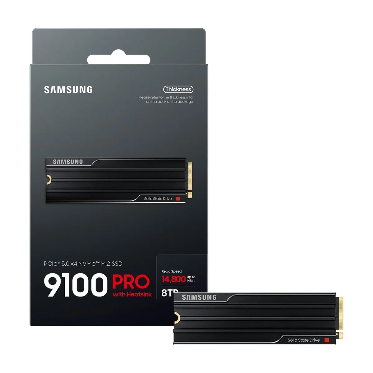 Твердотельный M.2 NVMe накопитель Samsung 9100 PRO 8000 ГБ (MZ-VAP8T0CW) — фото 4 из 4