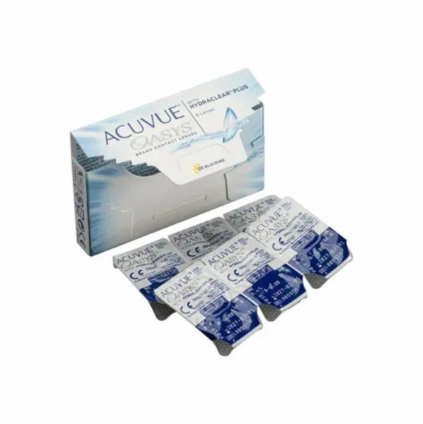 Контактные линзы Acuvue Oasys with Hydraclear Plus 6 линз R 8,4 -3,50