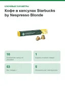 Кофе в капсулах Starbucks by Nespresso Blonde Espresso Roast (Nespresso Original)