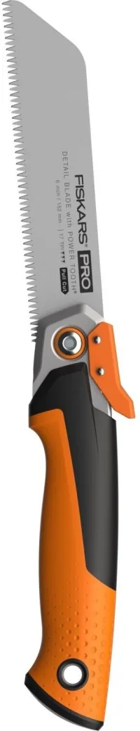Пила складная Fiskars Pro PowerTooth, полотно 150 мм, 0,2 кг (1062932)