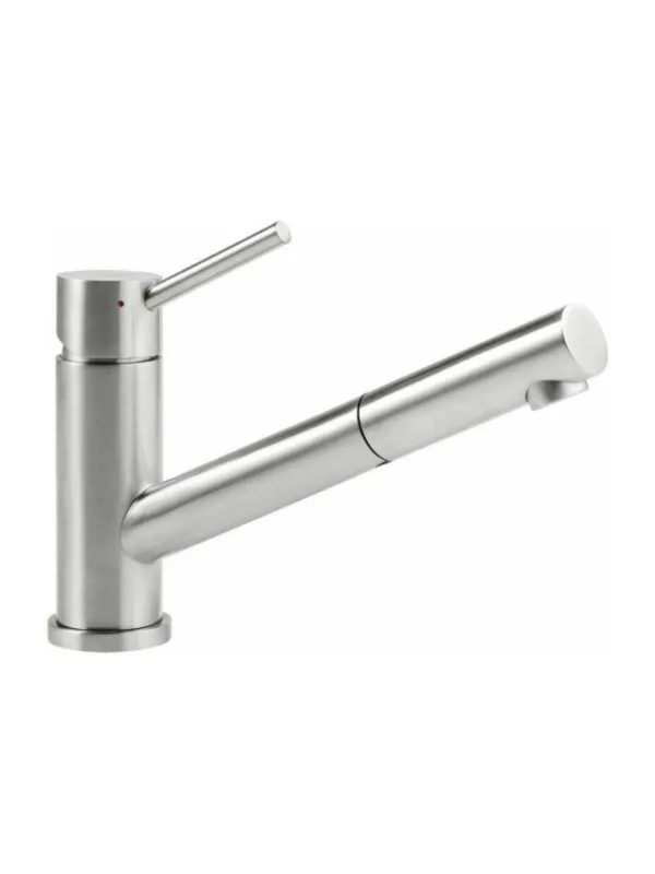 Смеситель для кухни Villeroy & Boch Como Shower Window выдвижная лейка, монтаж перед окном, сталь