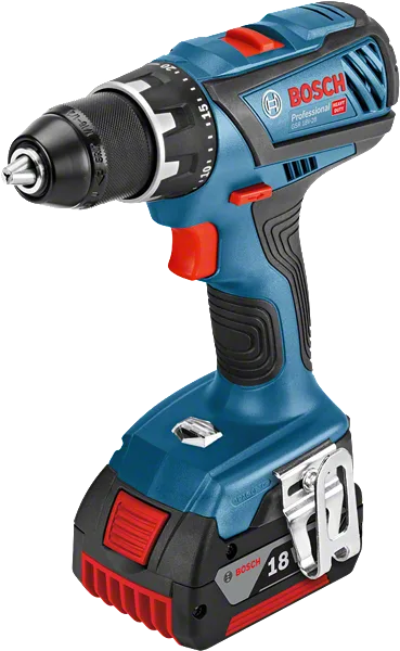 Дрель-шуруповерт Bosch GSR 18V-28, 2 x 4,0 Ah + L-Boxx (06159975ZR), синий/черный — фото 2 из 7