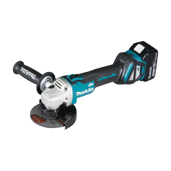Угловая шлифмашина Makita DGA511RTJ, в кейсе, зеленый/черный