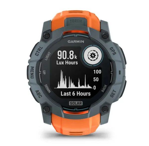 Умные часы Garmin Instinct 3, 50mm, Solar Twilight with Solstice Band (010-02935-01)