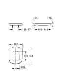 Сиденье для унитаза микролифтом GROHE Euro Ceramic 39330002, альпин-белый