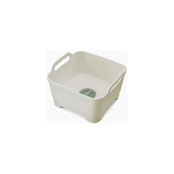 Таз для мытья посуды Joseph Joseph Wash&Drain 851648, со сливной пробкой, 31x30x20 см