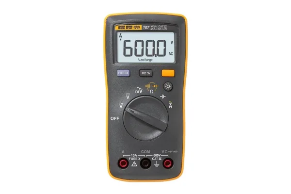 Мультиметр цифровой карманный Fluke 107, CAT III 600 В, 6000 отсчётов