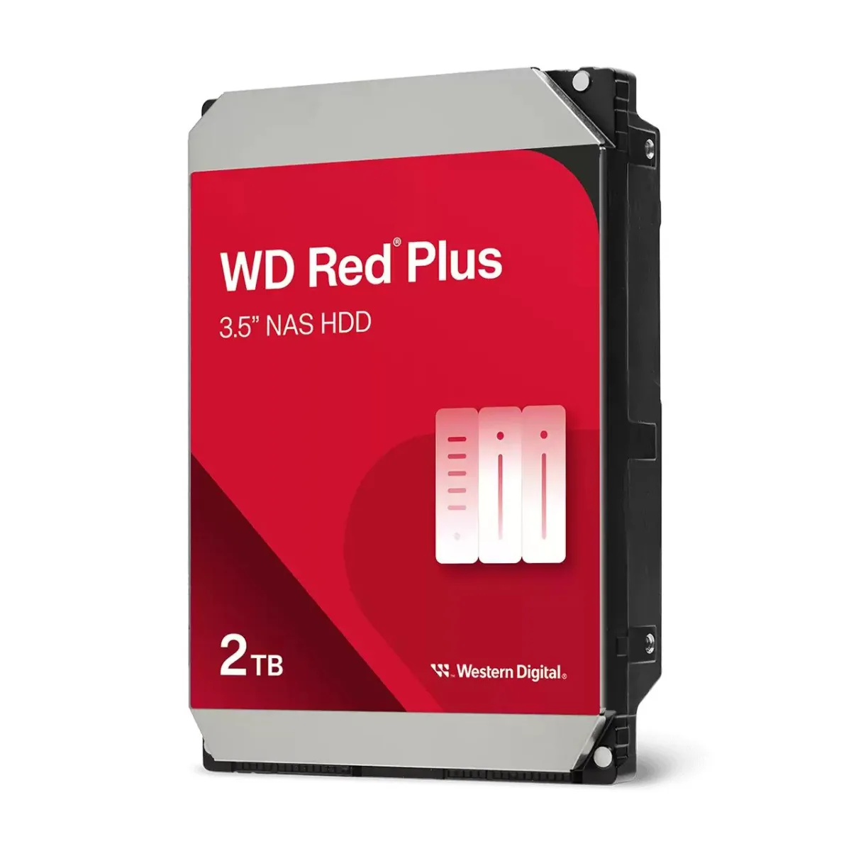 Внутренний жесткий диск WD (Western Digital) Red Plus 2 ТБ, 3.5", 5400 об/мин, SATA III 6 Гбит/с (WD20EFPX) — фото 3 из 10