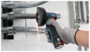 Угловая шлифмашина Bosch GWS 12V-76 Professional с 2-мя АКБ, 3.0 Ah, кейс (06019F200B), синий/черный