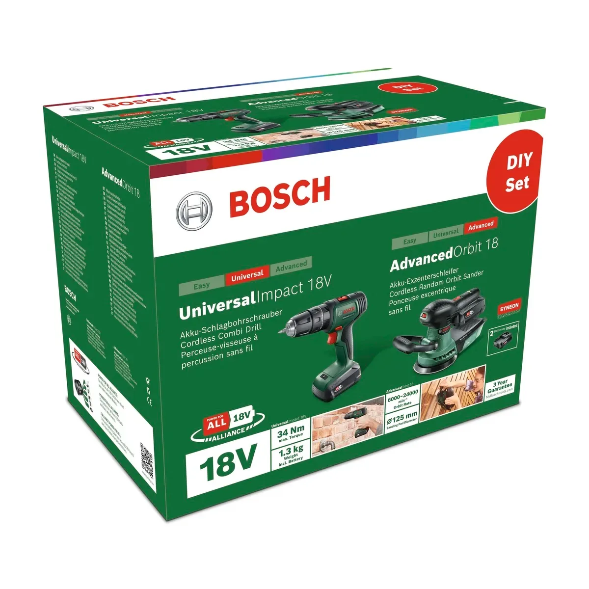 Набор электроинструментов Bosch Home & Garden 18V POWER FOR ALL(06039D410A) — фото 4 из 7