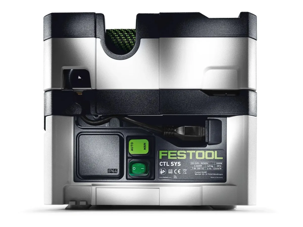 Пылесос строительный Festool CTL SYS CLEANTEC, 1000 Вт, класс пыли L, бак 4,5 л — фото 12 из 12