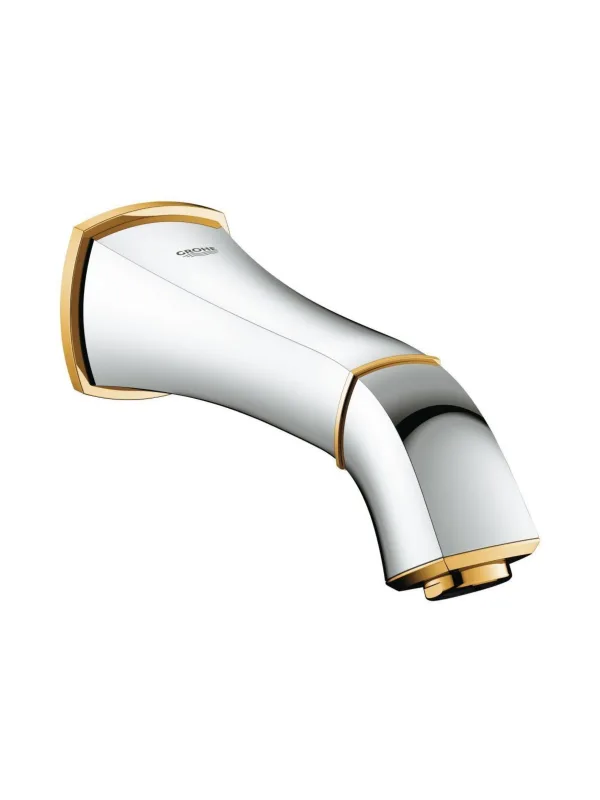 Излив для ванны GROHE Grandera, настенный, хром/золото (13341IG0)