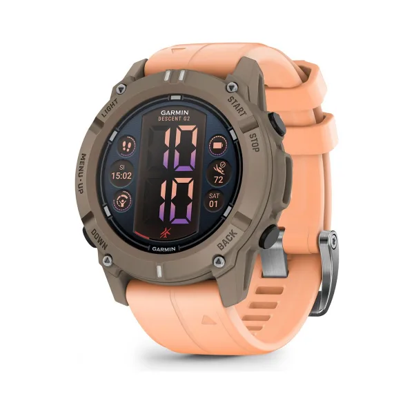 Часы-компьютер для дайвинга Garmin Descent G2 Paloma, AMOLED, дайвинг (100 м)