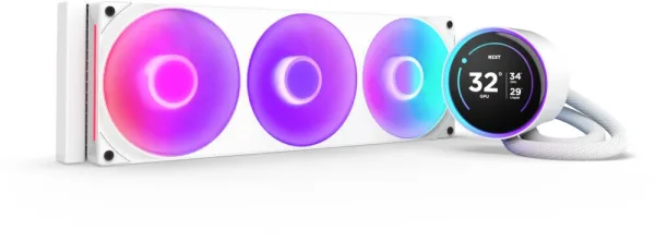 Система водяного охлаждение NZXT Kraken Elite 360 RGB RL-KR36E-W1