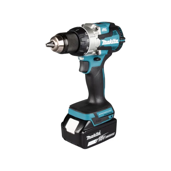 Аккумуляторная дрель-шуруповерт Makita DDF489RTJ, зеленый/черный