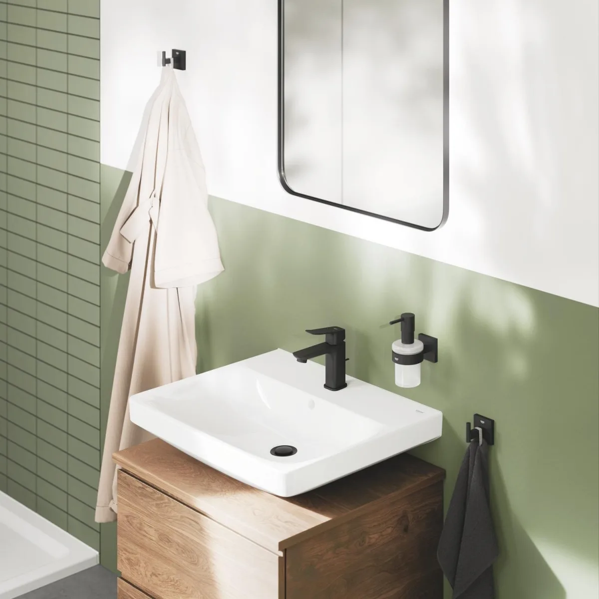 Смеситель для раковины GROHE Dice 1018562430 чёрный матовый — фото 8 из 8