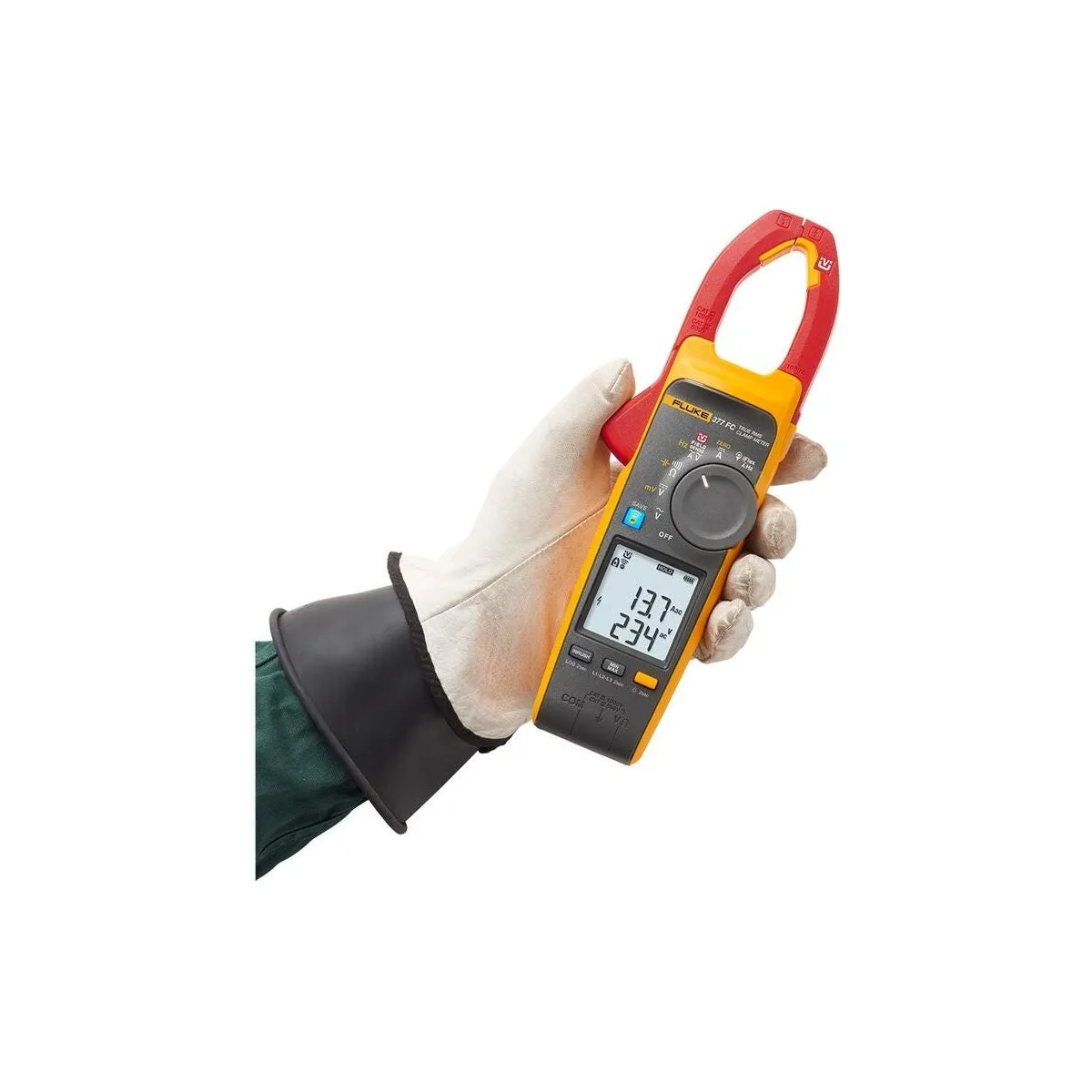 Клещи токоизмерительные Fluke 377 FC True-RMS, 1000 А, iFlex 2500 А, CAT IV 600 В — фото 2 из 4