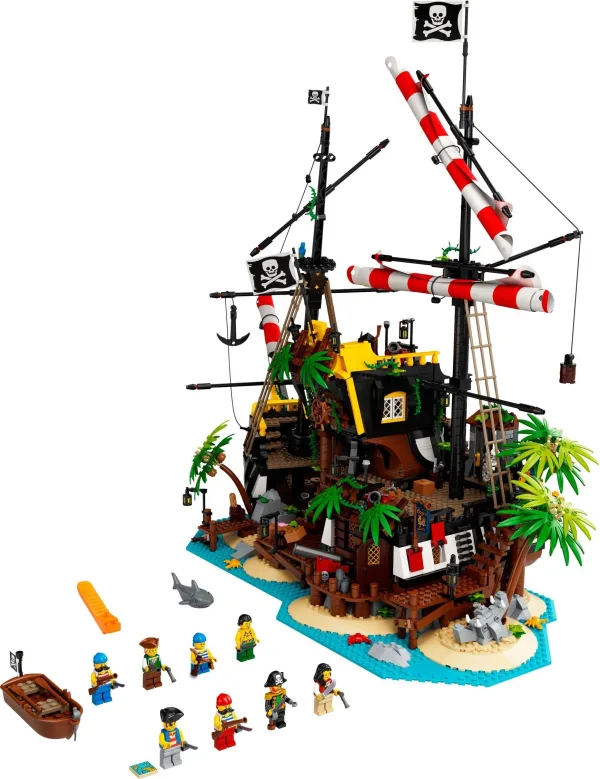 Конструктор LEGO Ideas 21322 Пираты Барракуды, 2545 деталей, 10 минифигурок, от 16 лет
