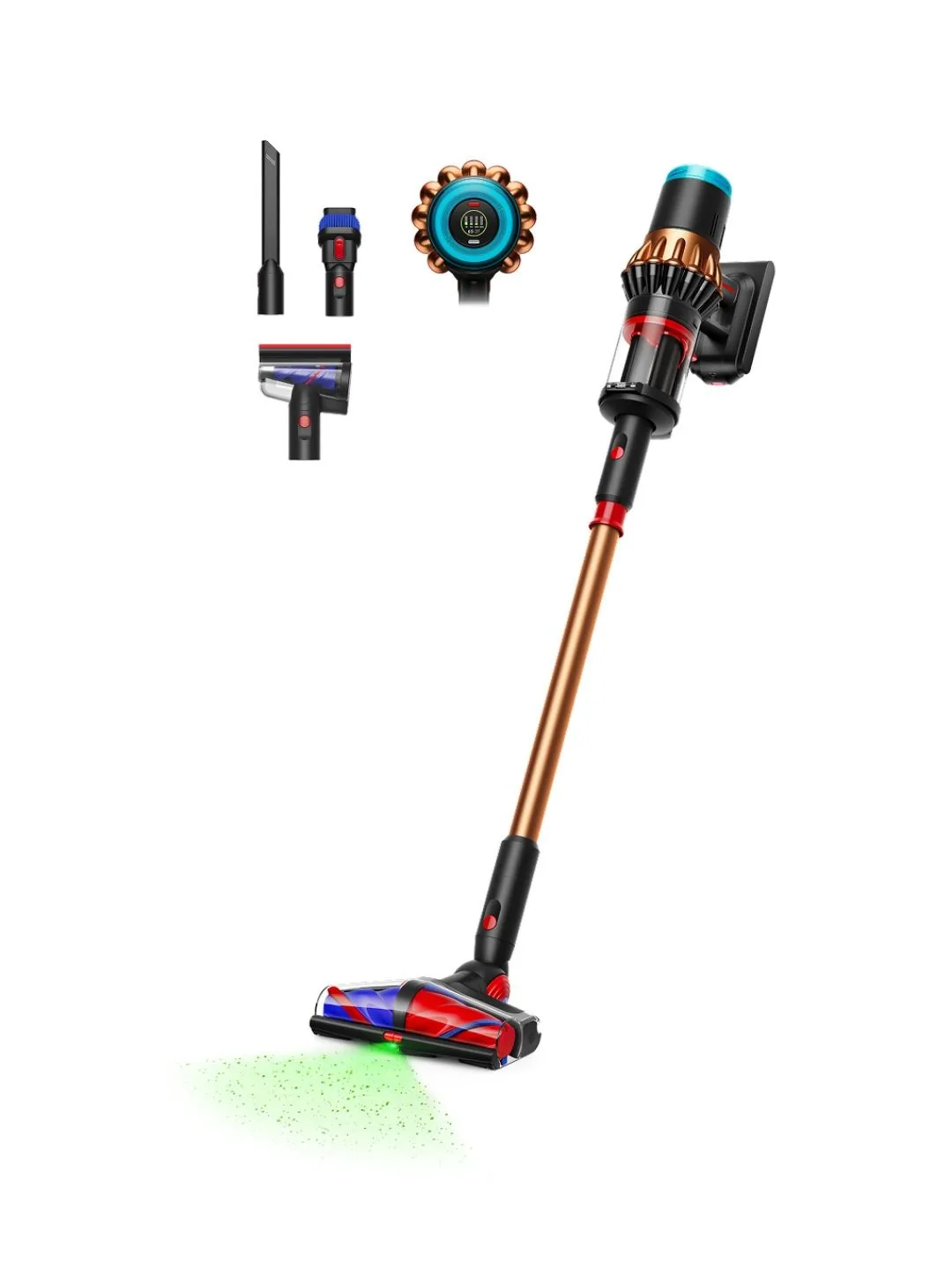 Пылесос вертикальный беспроводной Dyson V16 Piston Animal, 315 АВт, до 70 мин, контейнер 1,3 л