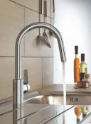 Смеситель GROHE QuickFix Get однорычажный для мойки, хром (31484001)