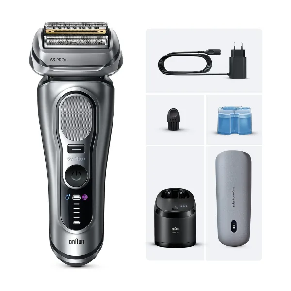 Электробритва мужская Braun Series 9 Pro+ 9677CCe (8700216554015), черно-серый