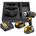 Аккумуляторный гайковерт DEWALT DCF891P2G, черный/желтый