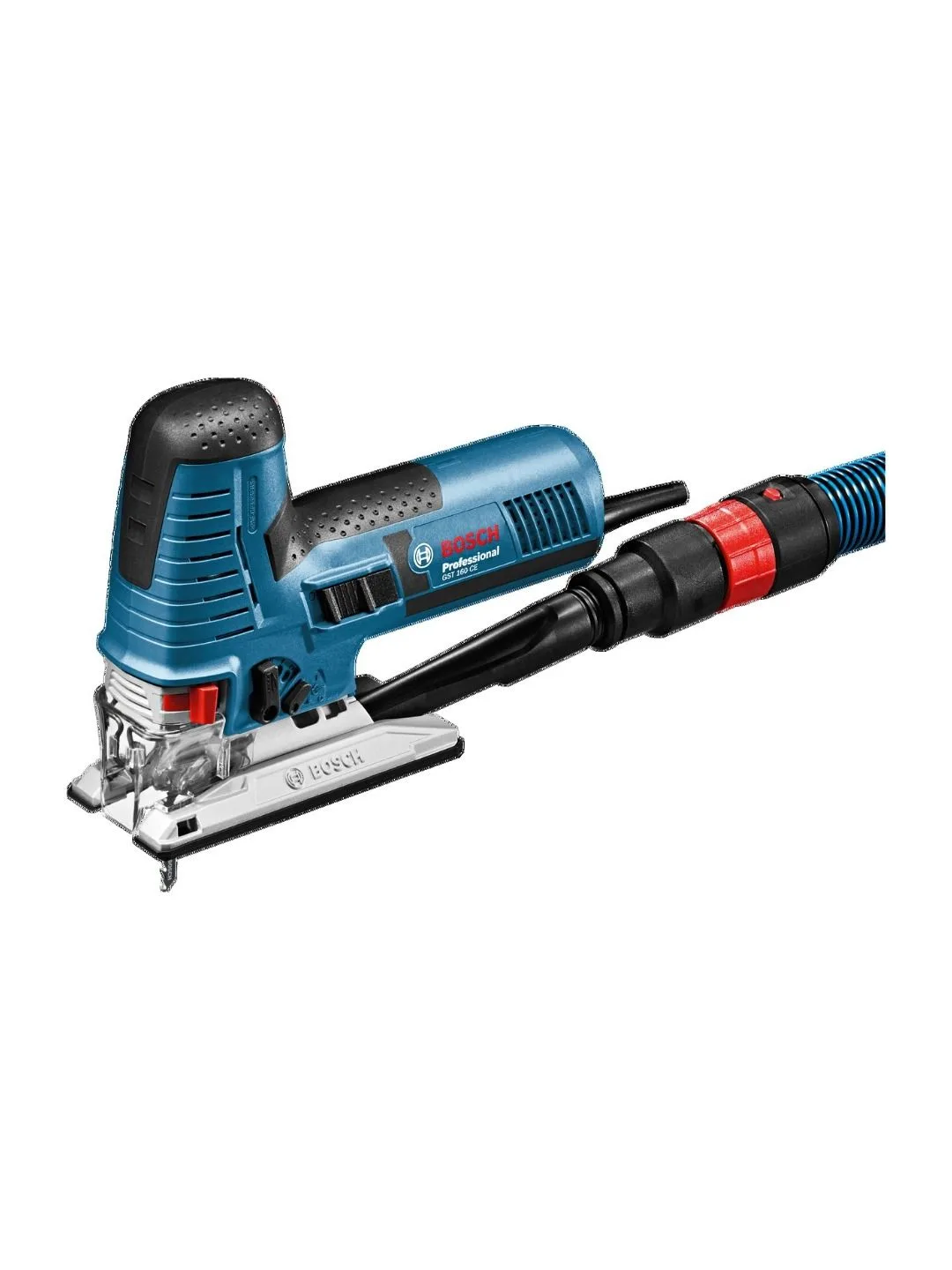 Лобзик сетевой Bosch GST 160 CE (0601517004), в кейсе, синий/черный