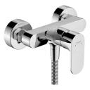 Смеситель для душа Hansgrohe Rebris S настенный наружный, S-эксцентрики, керамический картридж, хром