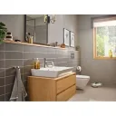 Смеситель для раковины Hansgrohe Rebris E 110 CoolStart 72559000 со сливным гарнитуром хром