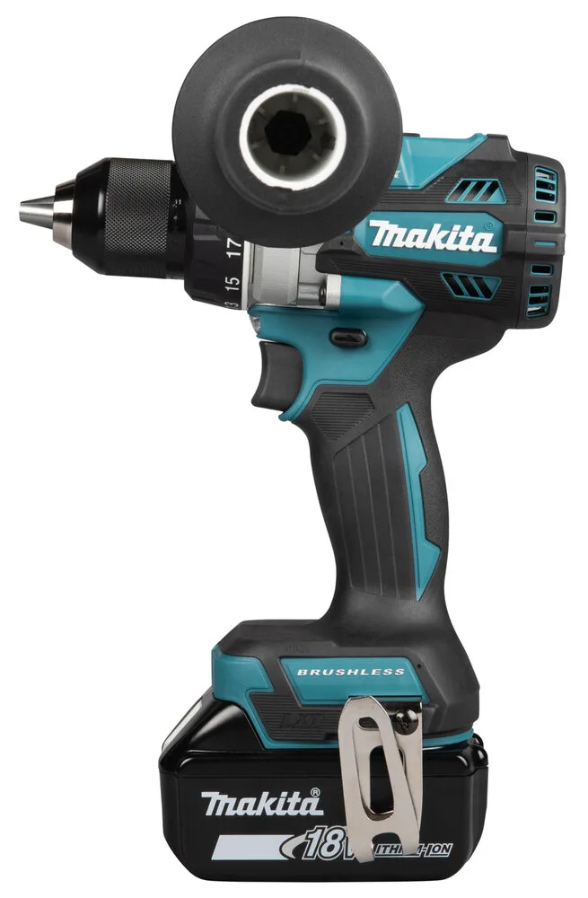 Дрель-Шуруповерт ударный Makita DDF492RTJ (0197050011688), зеленый/черный — фото 9 из 12