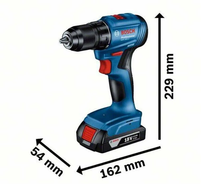 Дрель-шуруповёрт Bosch GSR 18V-45 06019K3202, 13/25мм, синий — фото 5 из 9