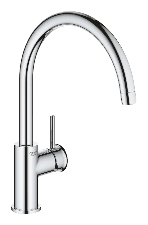 Смеситель для кухни Grohe Start Classic 31553001, C-образный высокий излив, хром