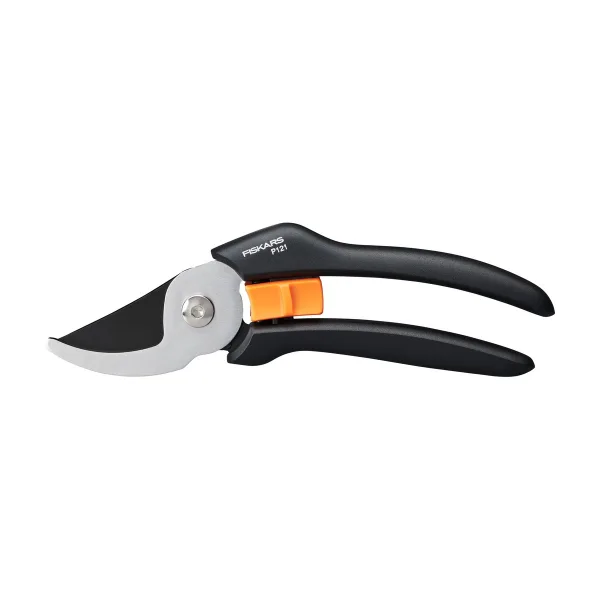 Секатор садовый Fiskars Solid P121, плоскостной (Bypass), для живых побегов (1057160)