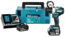 Дрель-шуруповерт аккумуляторная Makita DHP486RTJ, 203351, зеленый/черный