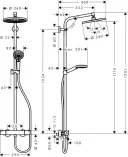 Душевой комплект Hansgrohe Crometta 27267000