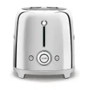 Тостер Smeg 50s Style TSF02SSEU на 4 тоста, 2 удлинённых слота, 1500 Вт, сталь