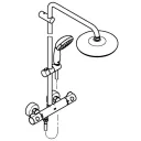 Душевая система GROHE Bau System 210, с термостатическим смесителем, хром (26699000)