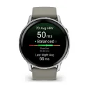 Смарт-часы Garmin Venu 4, 45 мм, AMOLED, серебристые, до 12 дней