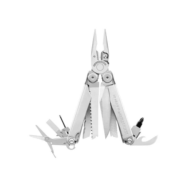 Мультитул Leatherman Wave Plus 2H, 18 инструментов, нержавеющая сталь
