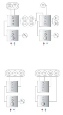 Внешняя часть вентиля GROHE Grohtherm SmartControl на 3 выхода, хром (29127000)
