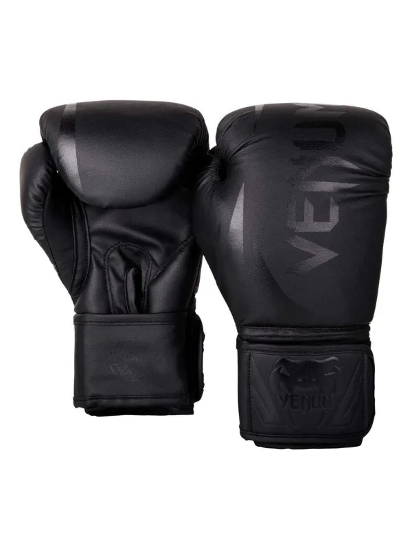 Перчатки боксерские детские Venum Challenger 2.0 Kids Black/Black 6 OZ