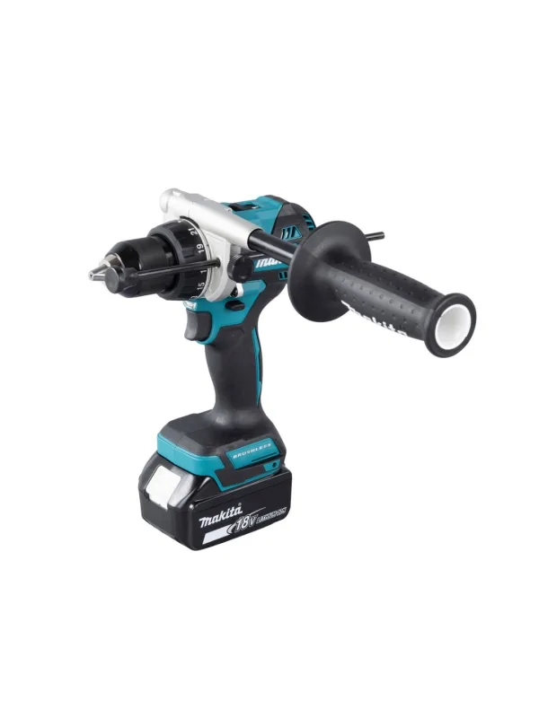 Дрель-шуруповёрт ударная аккумуляторная Makita DHP492RTJ 18 В, 141 Нм, 2 АКБ 5 А·ч, ЗУ, MAKPAC