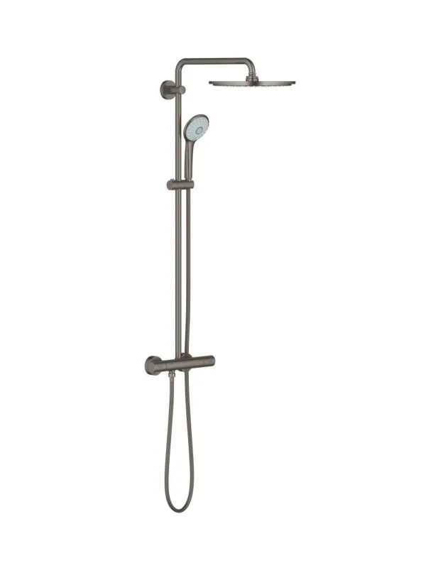 Душевая система с термостатом Grohe Euphoria System 310 26075AL0, темный графит матовый