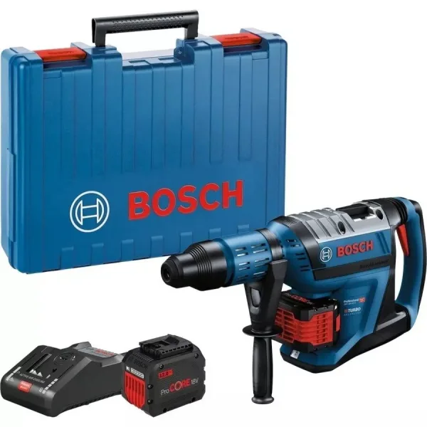 Перфоратор BOSCH BITURBO 0611913002, 18V, SDS-Max, 2 аккумулятора