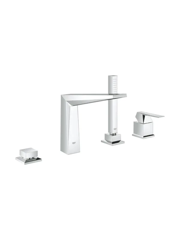 Смеситель для ванны GROHE Allure Brilliant на 4 отверстия, на край ванны, хром (19787001)
